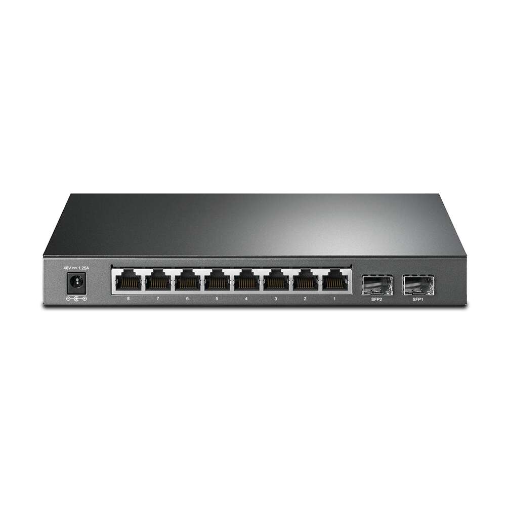 TP-Link TL-SG2210P Switch 8x1000Mbps (8xPOE) + 2xSFP, Menedzselhe...