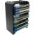 Venom VS3053 Games Storage Tower, black, filled with games, 12 game storage
