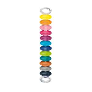 UNO VINO party rings, set of 12 colorful silicone rings for wine glass identification - Tescoma