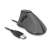 Delock 12527 Vertical USB Mouse, ergonomic design, gray, 1.8m cable
