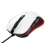 Side view of Trust GXT 922W Ybar RGB Gaming Mouse, white