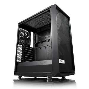 Carcasă de computer Fractal Design Meshify C, negru, vedere înclinată - Fractal Design