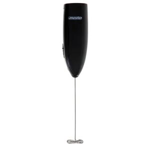 Mesko MS 4493B Schwarzer Milchaufschäumer für Kaffee, Cappuccino und Latte - Milchschäumer