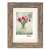 Hama Chalet 13x18 picture frame, brown-grey, with flowers