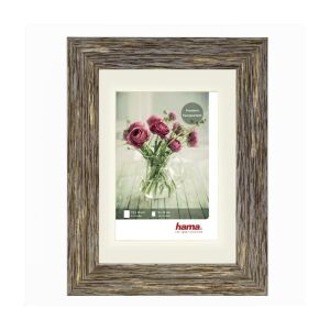 Hama Chalet 13x18 cm picture frame, rustic brown-grey finish - Picture Frame