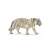 Schleich white tiger figurine, hand-painted, realistic detail, 6 x 3 x 13 cm