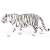 Schleich white tiger figurine, hand-painted, realistic detail, 6 x 3 x 13 cm