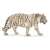 Schleich white tiger figurine, hand-painted, realistic detail, 6 x 3 x 13 cm