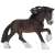Schleich Shire Horse Figurine, black with white markings, hand-painted, realistic detail