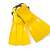 Intex 55937 yellow swim fins, size 38-40