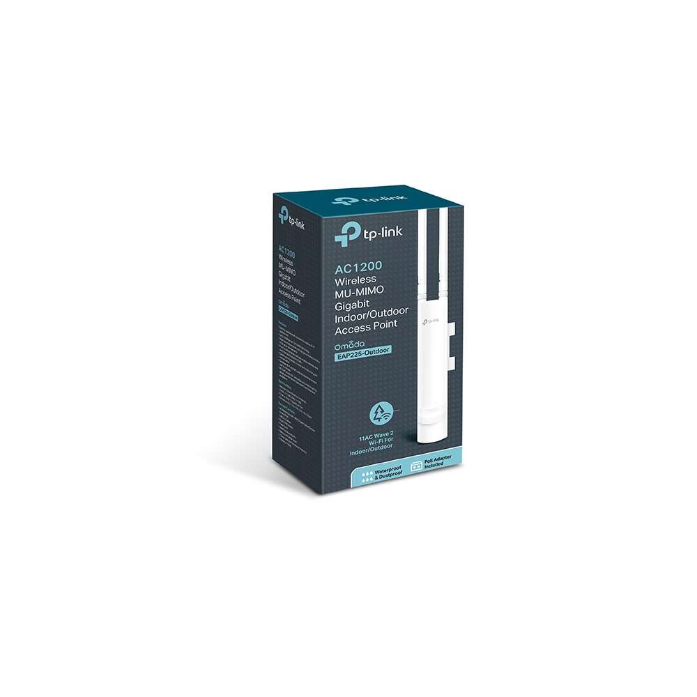 TP-Link EAP225-OUTDOOR Wireless Access Point Dual Band AC1200 Kül...