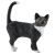 Schleich Álló Macska Figura - Kézzel Festett - 6cm - Realisztikus Játék