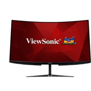 Извит гейминг монитор ViewSonic VX3218-PC-MHD с диагонал 31,5 инча, преден изглед - Монитор