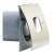 Cata SILENTIS 10 ventilation fan, silver finish, side view