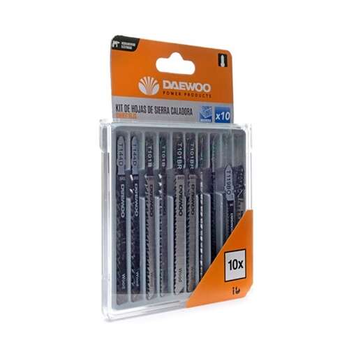 Daewoo kirakós fűrészlap készlet, 10 db, DWKIT10JS