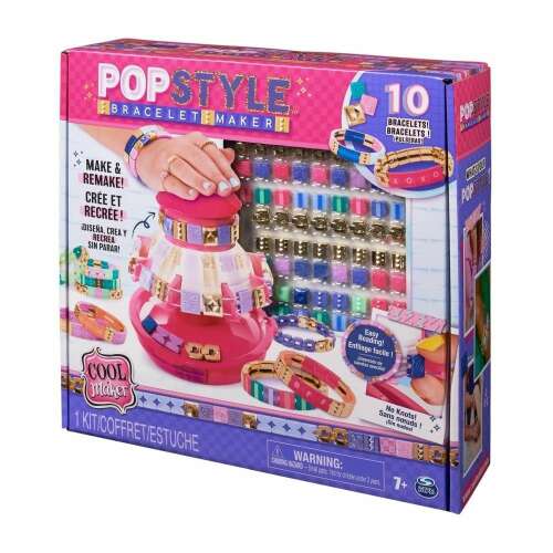Cool Maker Pop Style Bracelet Maker, a kit for making 10 bracelets with 170 beads