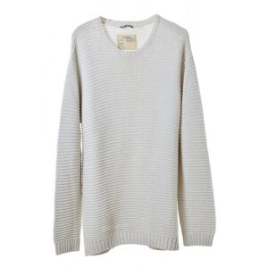 Gant barnásfehér kötött férfi pulóver, elölnézet - Gant