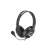 Natec Bear 2 čierne káblové slúchadlá s mikrofónom