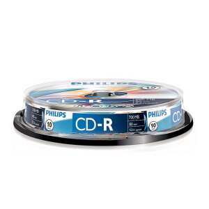 PHILIPS CD Lemez CD-R80 10db/Henger 52x