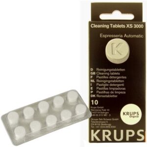 Krups XS3000 Reinigungstabletten für Espressomaschinen, 10 Stück - Kaffeemaschinen-Reiniger