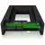 RaidSonic IcyBox IB-2538StS 2.5" - 3.5" rám na montáž HDD, čierny, pohľad spredu