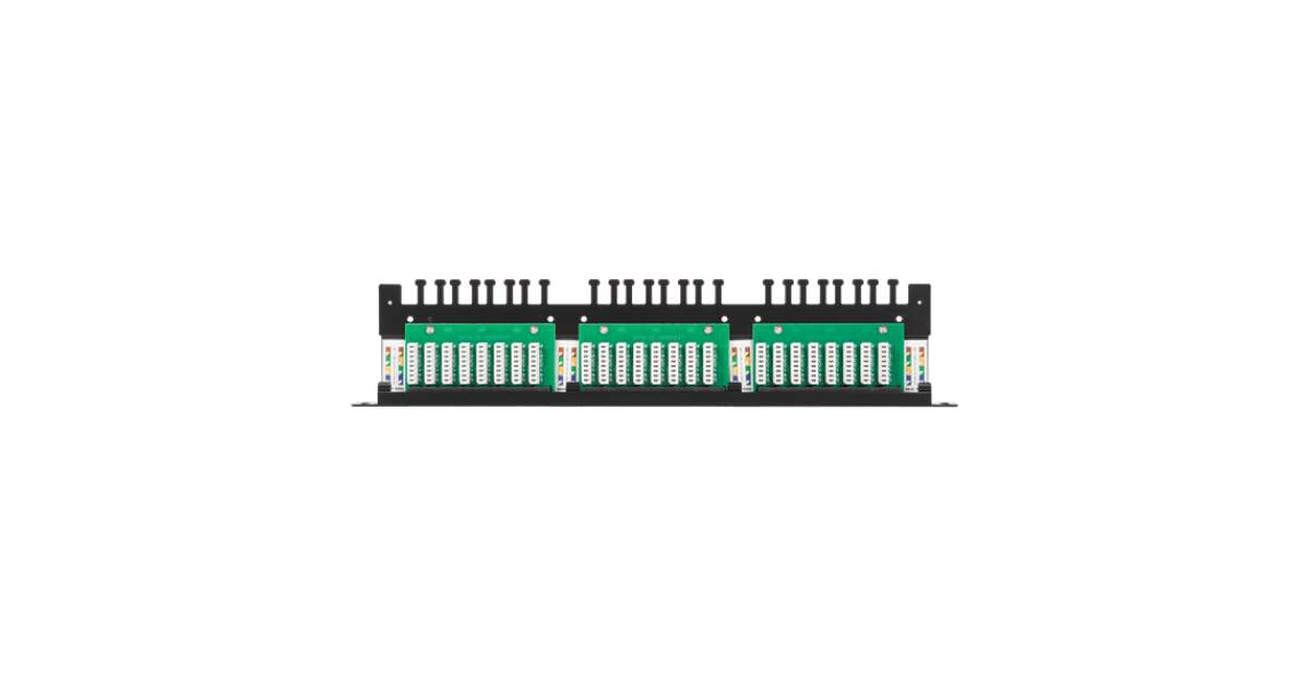 Nikomax NMC-RP24UD2-HU-BK 19" Patch panel - 24 port | Pepita.hu