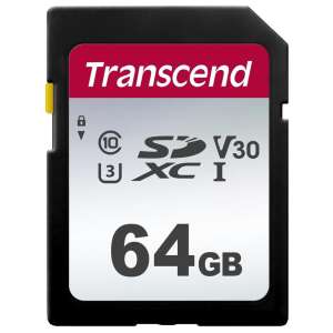 Transcend 64GB 300S SDXC UHS-I U3 CL10 memóriakártya 72799902 