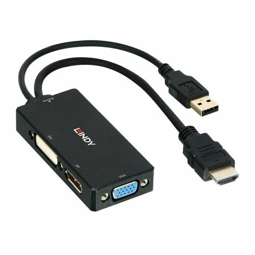 Lindy HDMI zu DisplayPort, DVI, VGA Adapter