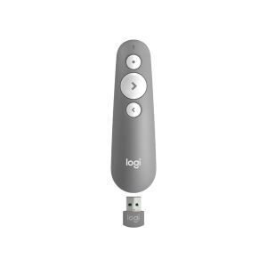 Logitech R500 Grey Presentation Remote with USB Receiver - Presentation Controller