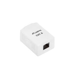Conector de perete Lanberg CAT. 6 RJ45, alb - Lanberg Cabluri UTP