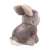 Oldalnézet Debby szürke-fehér plüss nyuszi, 16cm