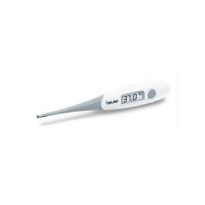 Beurer FT 15/1 Express Digitalthermometer, weiß-grau, mit flexiblem Messkopf - Test-Analysegerät