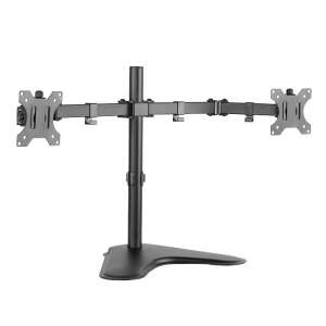LogiLink BP0045 dual monitor stand, black, for 13-32 inch screens - Logilink Monitor Stand
