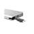 Digitus DA-70866 USB-C Multiport Travel Dock, srebrny, widok z boku z kablem