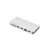 Digitus DA-70866 USB-C Multiport Travel Dock, srebrny, widok pod kątem