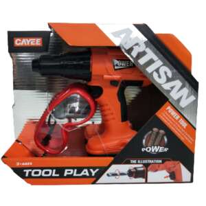 Set de joacă Artisan Power Tool cu burghiu și ochelari de protecție, jucărie pentru copii - Nonbrand Bricolaj