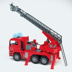 Bruder: MAN vatrogasno vozilo - s pumpom za vodu, zvučnim i svjetlosnim efektima - 47 cm 69880155 - Dječji autić i DIY set za izradu