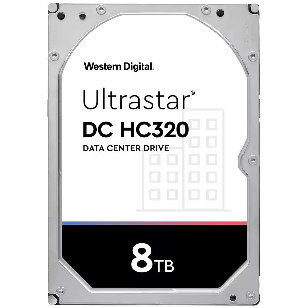 Western digital 8tb ultrastar dc hc320 sas 3.5" szerver hdd