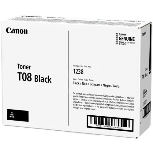 Canon T08 eredeti fekete toner 170828468 - Irodaszer és írószer