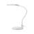 Goobay 60359 Lampa stołowa z lupą i oświetleniem LED, biała, podstawa