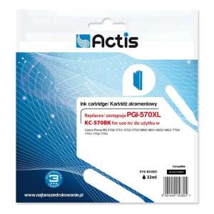 Actis Canon PGI-570BK Fekete Tintapatron
