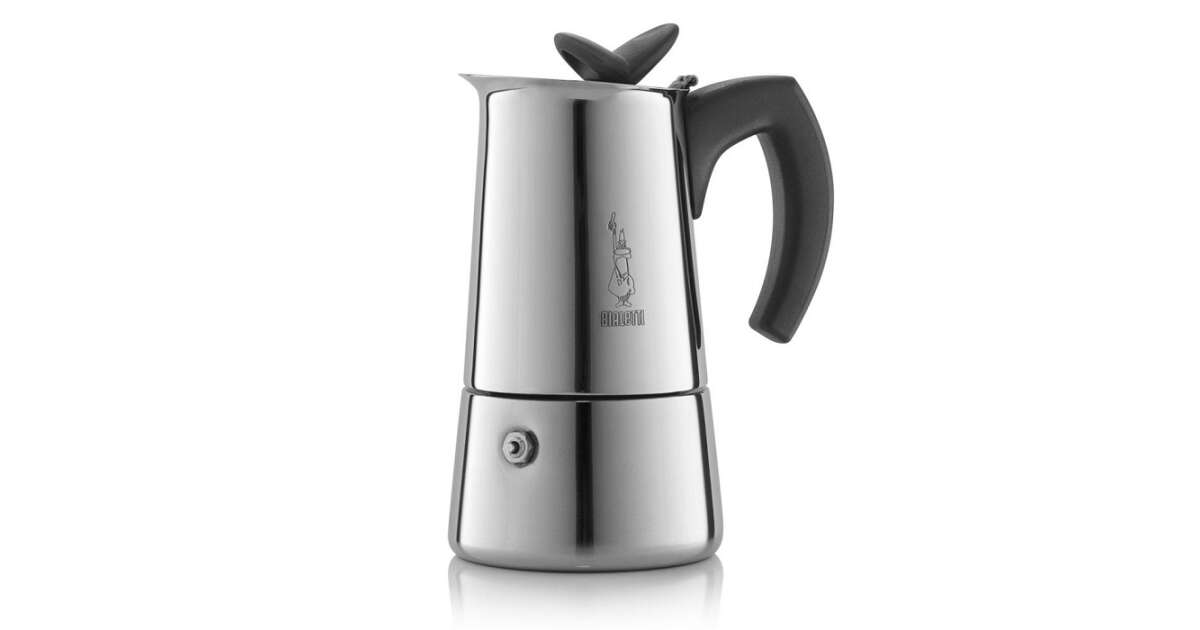Bialetti Musa 2 személyes kotyogós kávéfőző Inox Pepita.hu