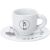 Close-up of Bialetti Carosello Espresso Cup and Saucer