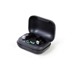 Gembird FitEar-X300B Bluetooth headset with charging case, black - Gembird