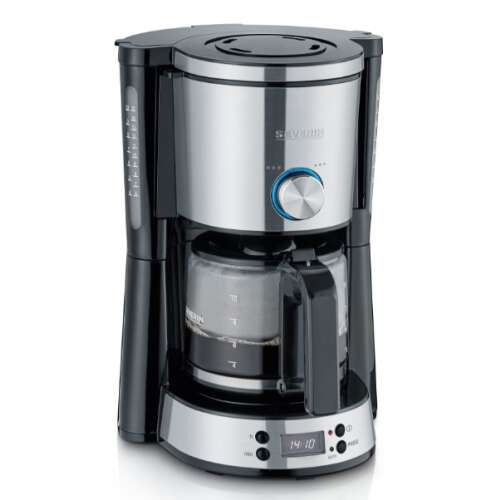 Cafetiera programabila, Severin, Coffee Maker Type Switch, 10 cani, negru