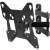 One For All WM2251 Nástenný držiak pre televízory s obrazovkami 13-43 palcov, čierny, sklápateľný a otočný, jednoduchá inštalácia