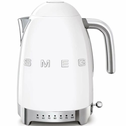 Fierbator, SMEG, KLF04WHEU, Design retro anii 50, 1.7 litri, 2400W, Alb (KLF04WHEU) 133382283