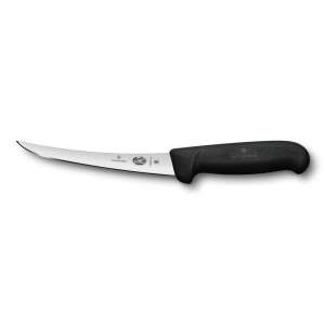 Victorinox Fibrox Csontozó kés, 15 cm, fekete markolat, ívelt penge, professzionális minőség - Victorinox