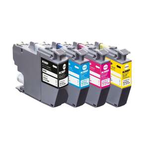 KMP Multipack Tintapatronok Brother LC-3213 nyomtatókhoz, 4-es csomag (fekete, cián, magenta, sárga) - Brother Tintapatron