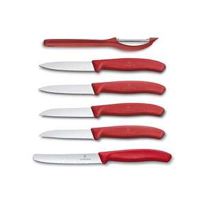 Victorinox Swiss Classic Késkészlet - 6 db - Vörös 69887001